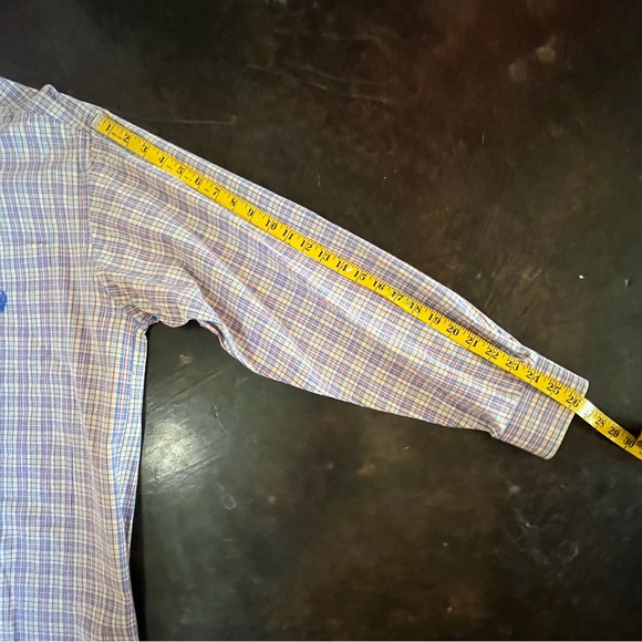 Cinch Vintage Yellow, Blue, & Red Plaid Western Shirt, XL - Picture 9 of 9